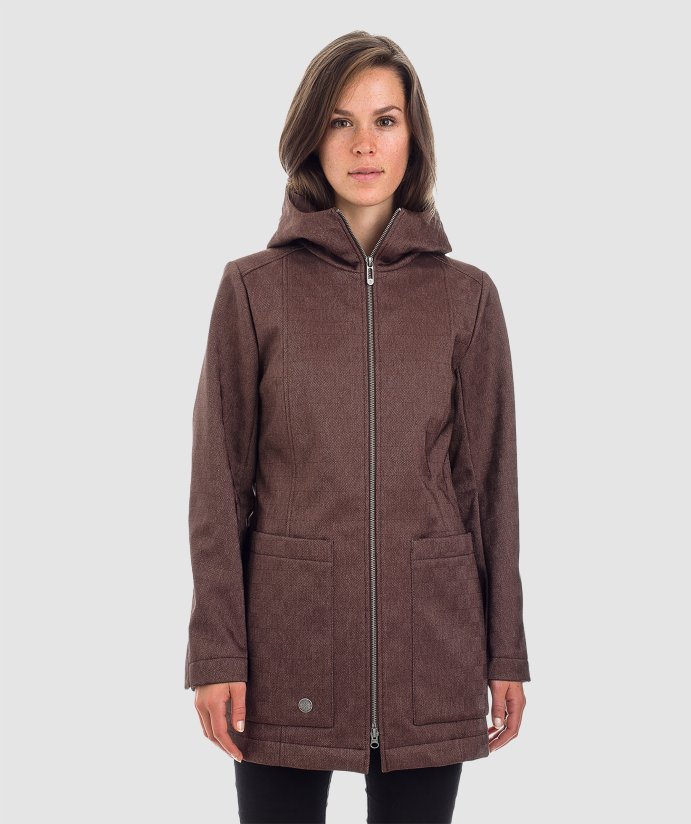 Softshellová parka Latebra Fuscus Capucina