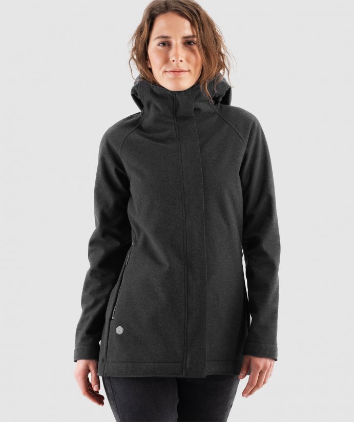 Softshellová parka Aprica  Black Beauty