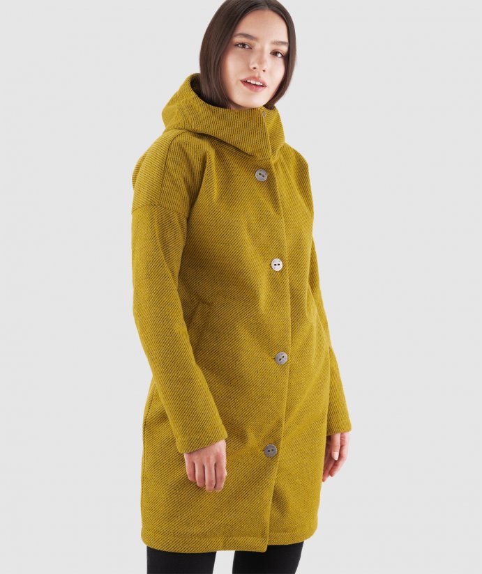 Woolshellový kabát SoHo  Marigold