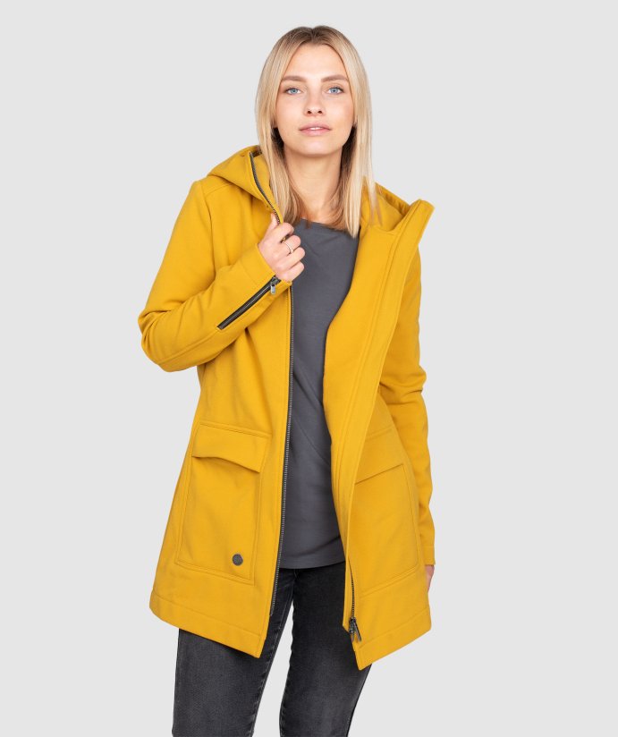 Softshellová parka Mollis Concha Tawny Olive Chica (Veľkosť 48)