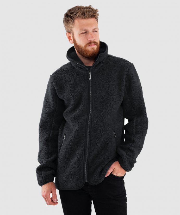 Pile Fleece Mikina Anngat  Blue Graphite