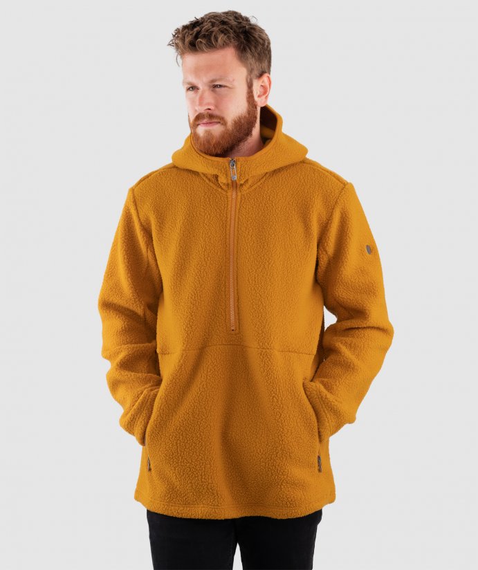 Pile Fleece Mikina Attu  Buckthornn Brown