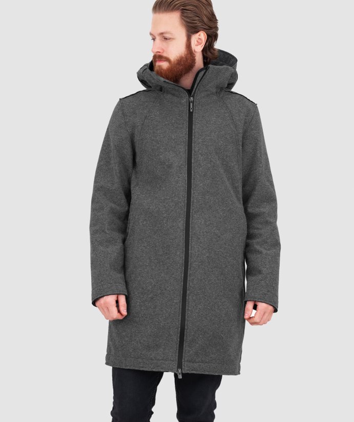 Softshellová parka Kinpu  Castor Grey