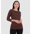Triko Ellen Long  Rum Raisin