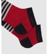 Merino ponožky Kapila  Red